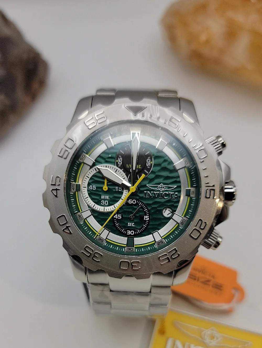 NWT Invicta Pro Diver - Men's Watch with New I-SIZE Technology 54mm 50245 Green